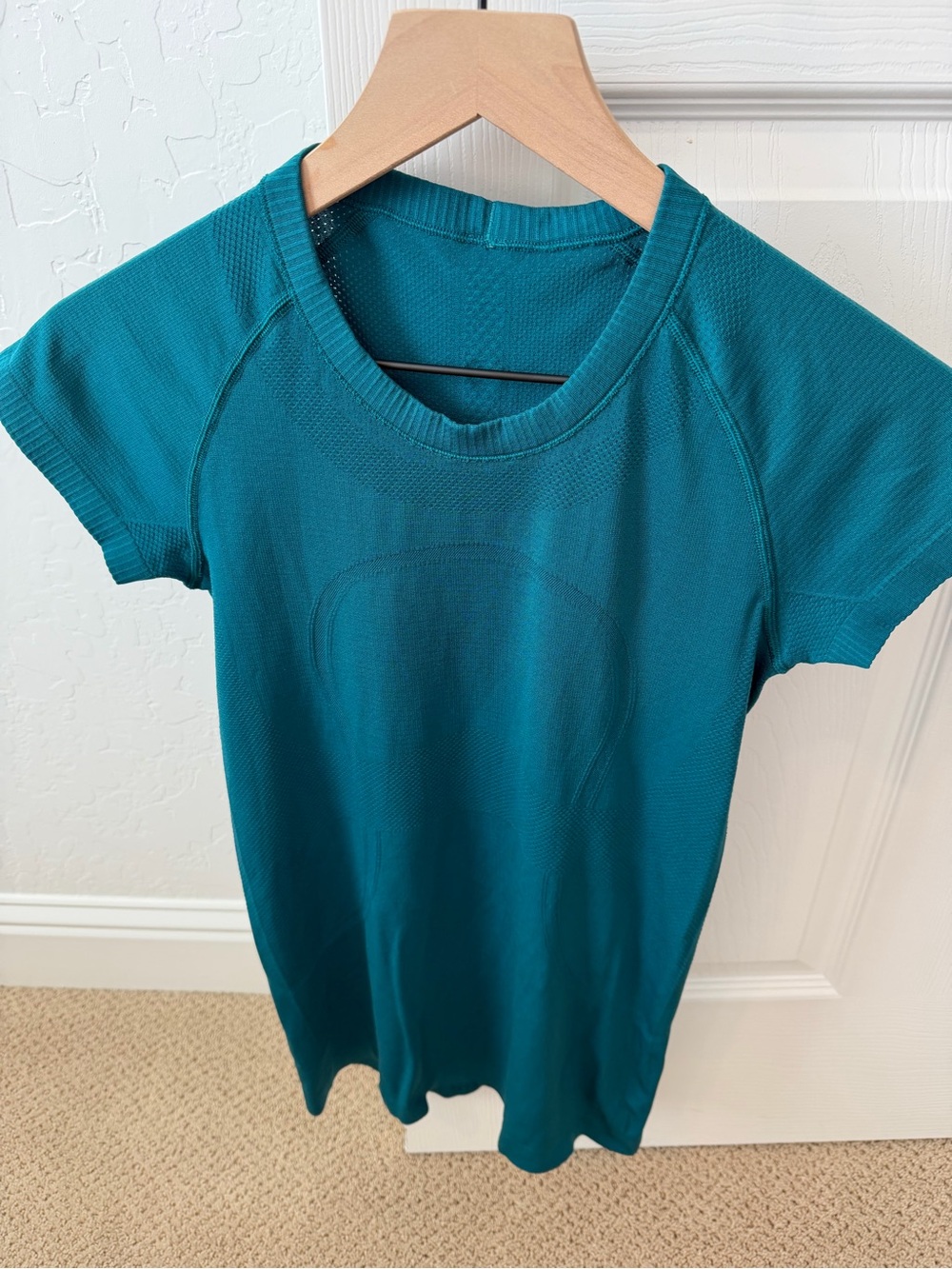 Lululemon Teal Swiftly Tech Short-Sleeve Performance Top